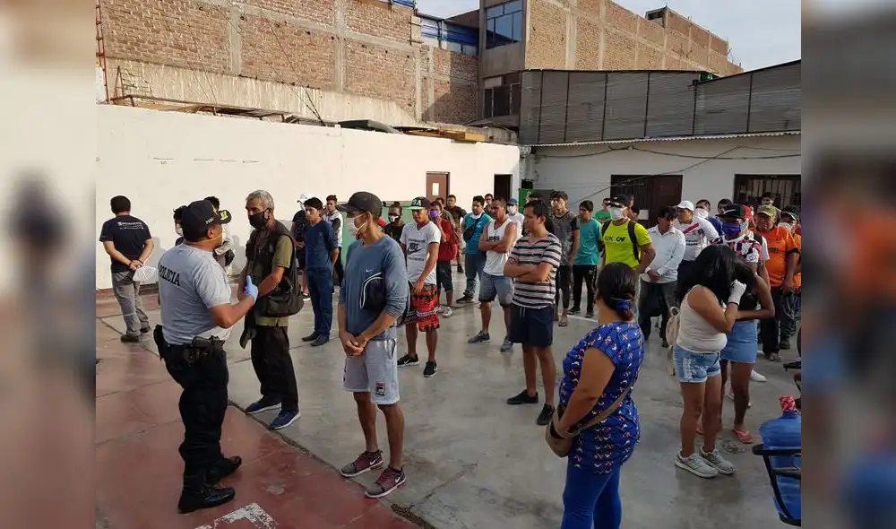 detenidos toque de queda