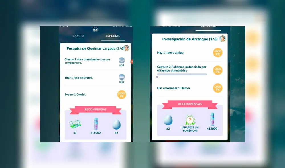 Pokémon GO: Estas son las investigaciones para atrapar a Jirachi