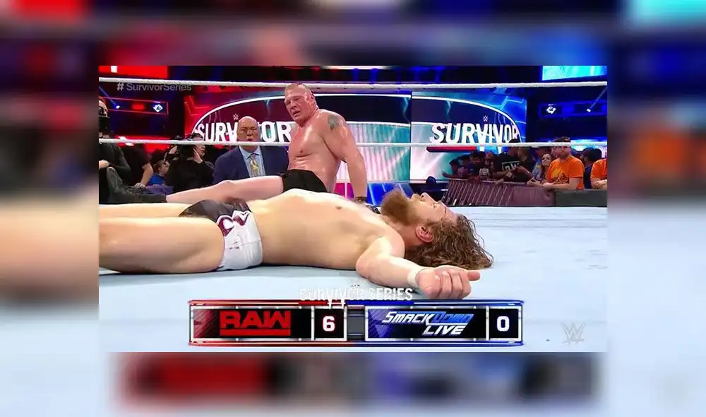 WWE Survivor Series: Brock Lesnar sufrió pero derrrotó a Daniel Bryan en el evento estelar