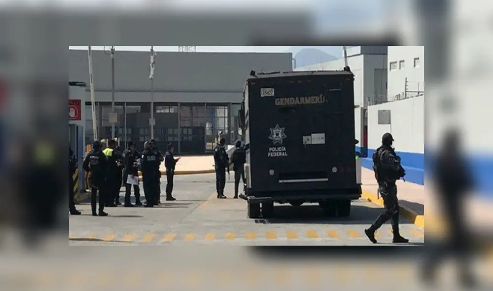 Agentes llegaron a la prisión de Morelos para apoyar en el traslado de los prisioneros recapturados.