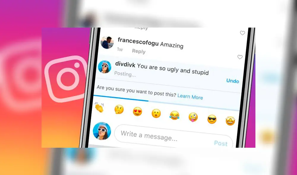 Instagram busca combatir el acoso en redes sociales con nuevas herramientas en su plataforma.