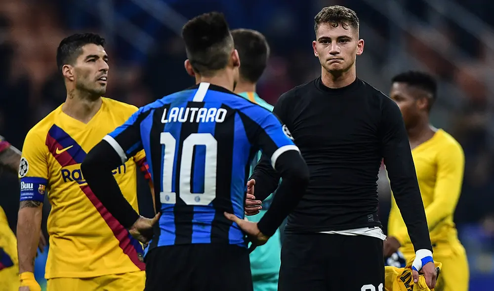 Inter perdió con Barcelona en Italia y quedó fuera de la Champions League. Foto: AFP Inter perdió con Barcelona en Italia y quedó fuera de la Champions League. Foto: AFP