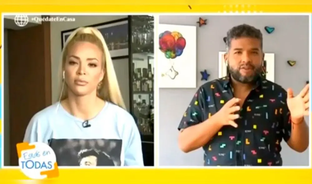 Sheyla Rojas y 'Choca' Mandros defienden a influencers de críticas de Tilsa Lozano y Nicola Porcella. Foto: Captura