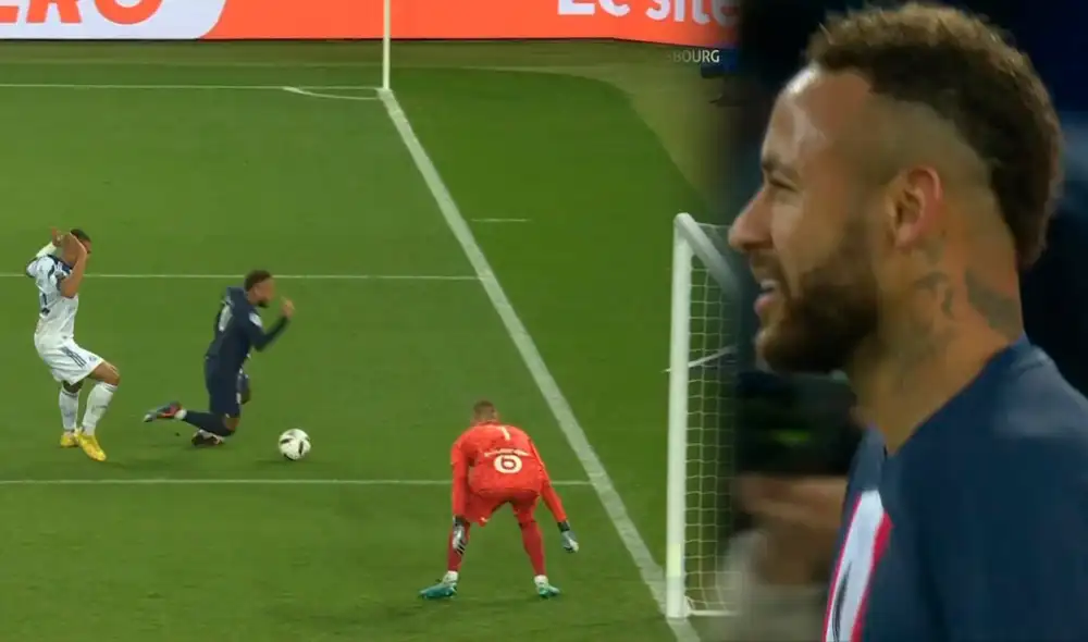 Neymar vio la segunda amarilla y fue expulsado en el partido de Ligue 1. Foto: composición LR/captura ESPN