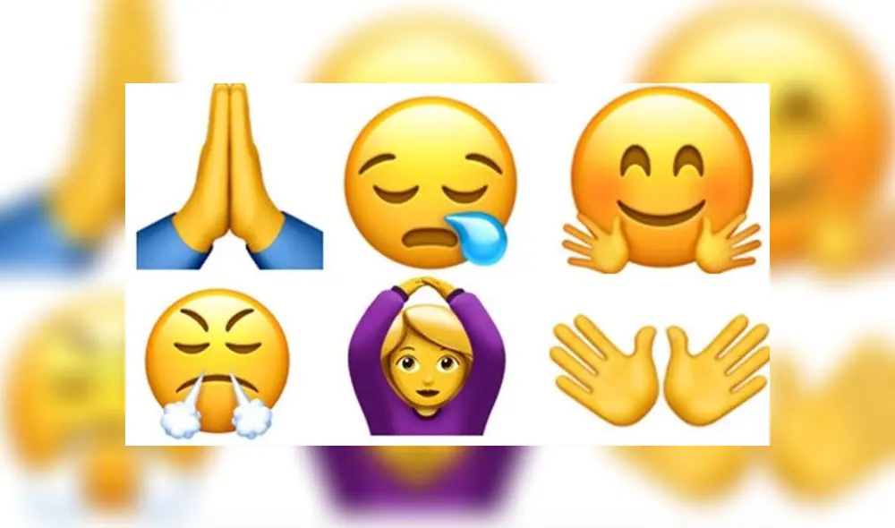 El emoji de  "las manos juntas" significa dar las gracias.