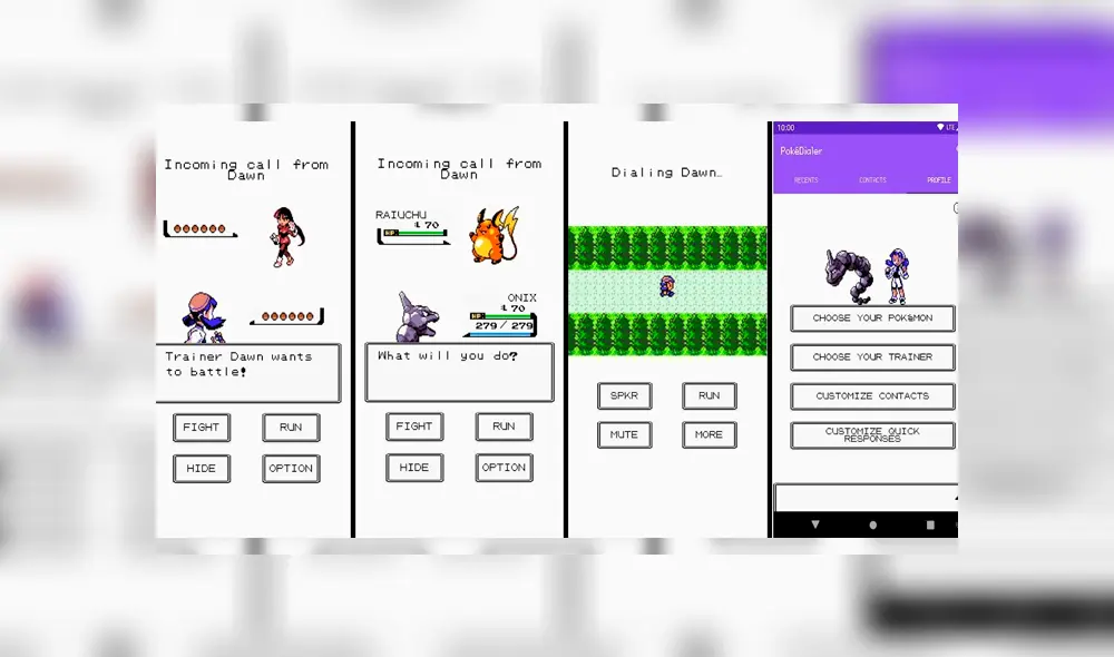 PokéDialer es la app gratuita para smartphones android que convierte a tus contactos en Pokémon.