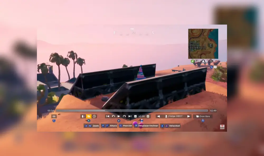 Descubre dónde están los pasteles de cumpleaños por el evento de segundo aniversario de Fortnite. Reclama las recompensas bailando delante de los mismos. Descubre dónde están los pasteles de cumpleaños por el evento de segundo aniversario de Fortnite. Reclama las recompensas bailando delante de los mismos.