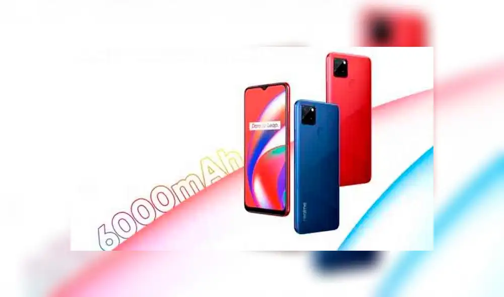 El realme C12 tiene triple cámara trasera.