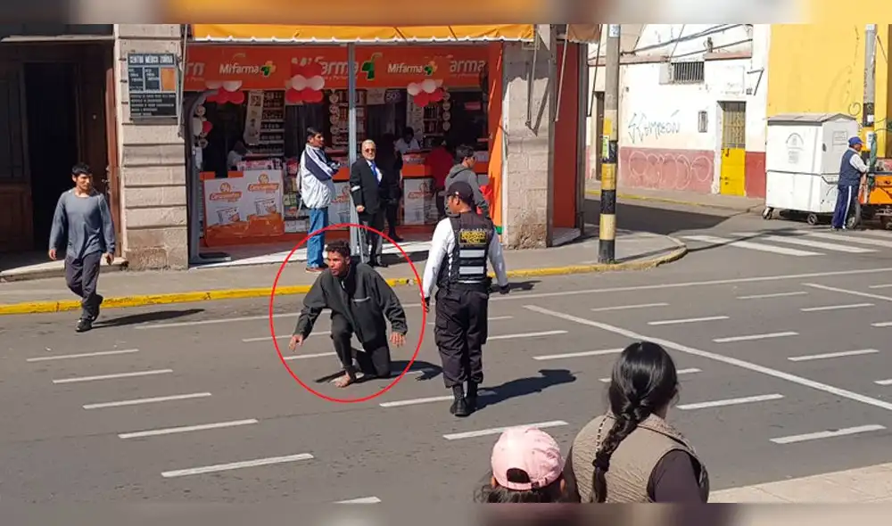 Arrestan a extranjero que quemó bandera peruana y causó desmanes en Tacna Arrestan a extranjero que quemó bandera peruana y causó desmanes en Tacna