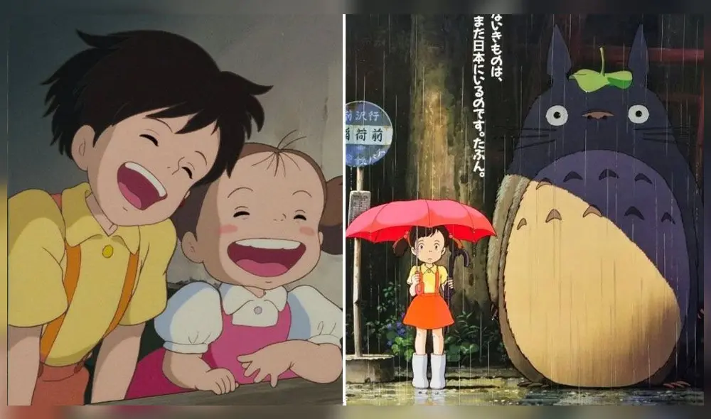 Primera imagen de Mi vecino Totoro. Créditos: composición/Studio Ghibli