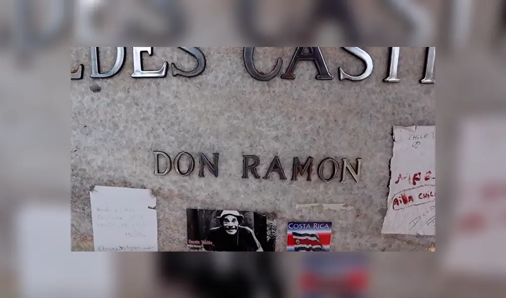 Desliza cada imagen hacia la izquierda para ver las escenas de YouTube que muestran la tumba de Don Ramón. Desliza cada imagen hacia la izquierda para ver las escenas de YouTube que muestran la tumba de Don Ramón.