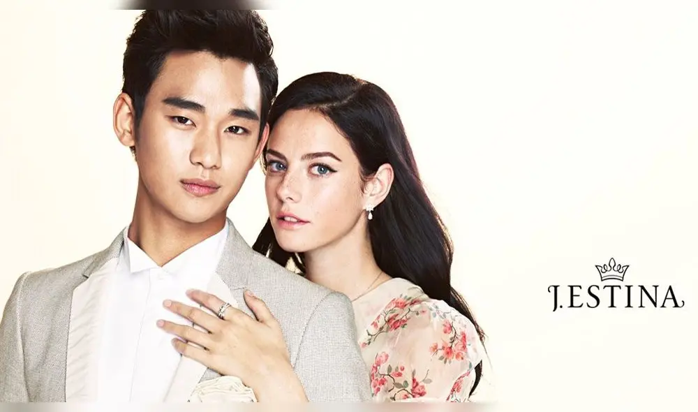 Kaya Scodelario y Kim Soo Hyun en romántico CF del 2012. Foto: Naver