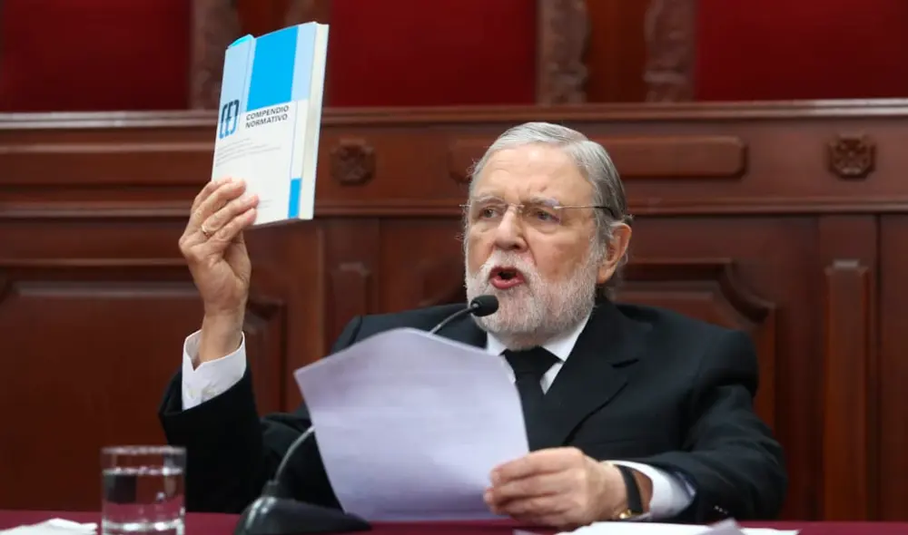 Ernesto Blume en conferencia. Foto: Michael Ramón/La República.