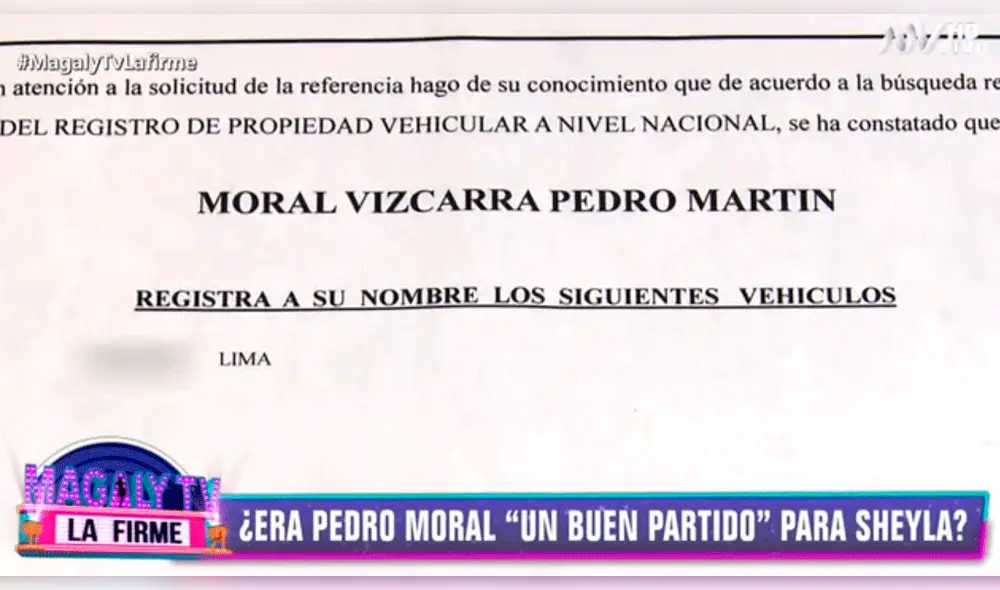 Magaly Medina expuso el estado financiero de Pedro Moral tras terminar con Sheyla