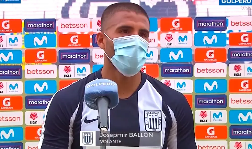 Alianza Lima: Josepmir Ballón es uno de los jugadores con más minutos en esta temporada 2020. Foto: Gol Perú.