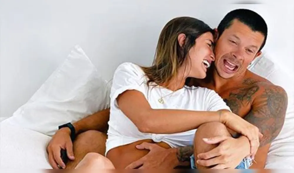 Mario Hart cuenta los antojos de Korina Rivadeneira. Foto: Instagram