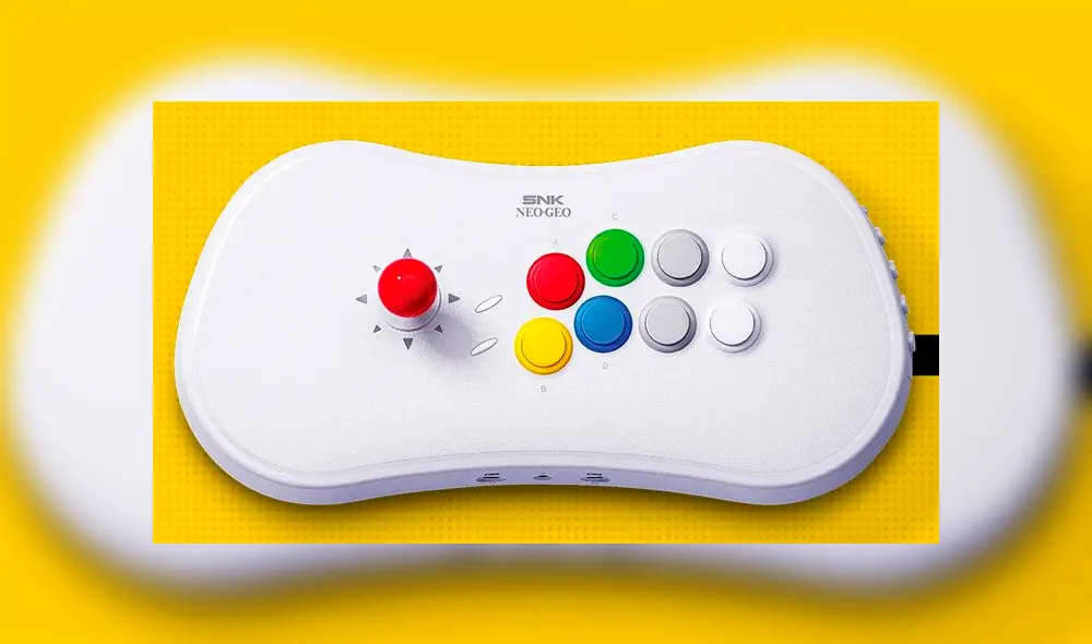 Vista superior de NEO GEO Arcade Stick Pro