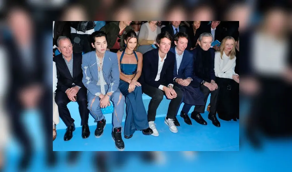 Kris Wu disfrutó de la pasarela de LV junto a Bella Hadid y famosos exponentes de la moda. Kris Wu disfrutó de la pasarela de LV junto a Bella Hadid y famosos exponentes de la moda.
