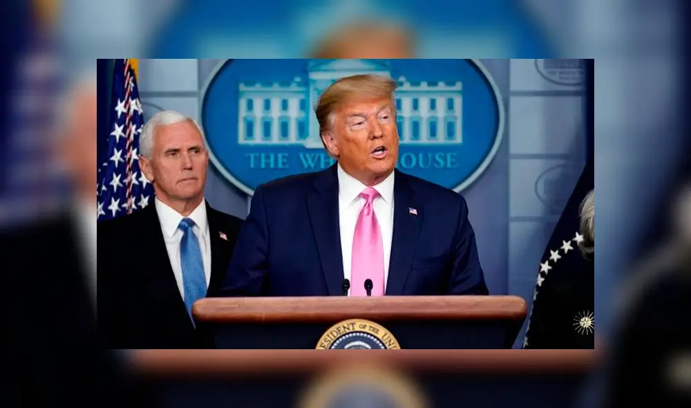 Donald Trump hizo el anuncio en conferencia de prensa sobre el coronavirus en Estados Unidos. Donald Trump hizo el anuncio en conferencia de prensa sobre el coronavirus en Estados Unidos.