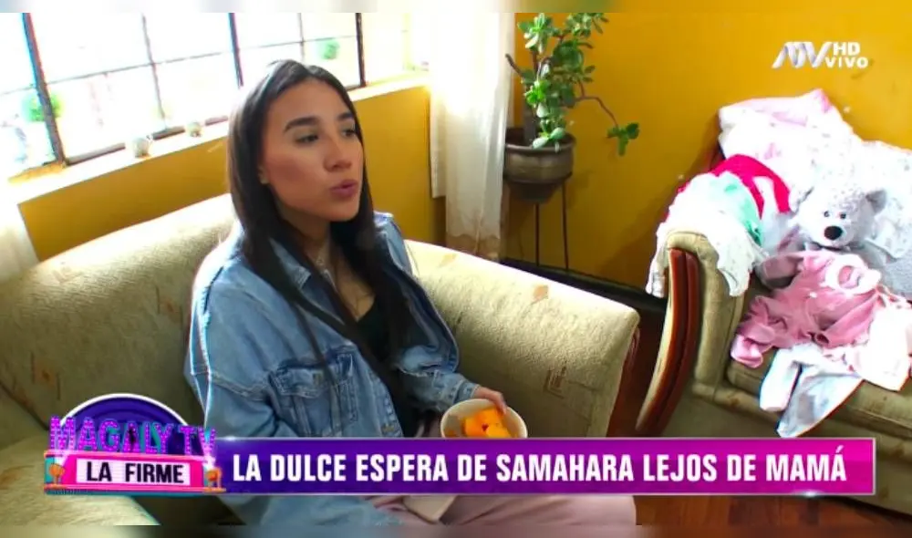 También habló de su nueva etapa junto al padre de su primogénita. (Foto: Captura ATV)