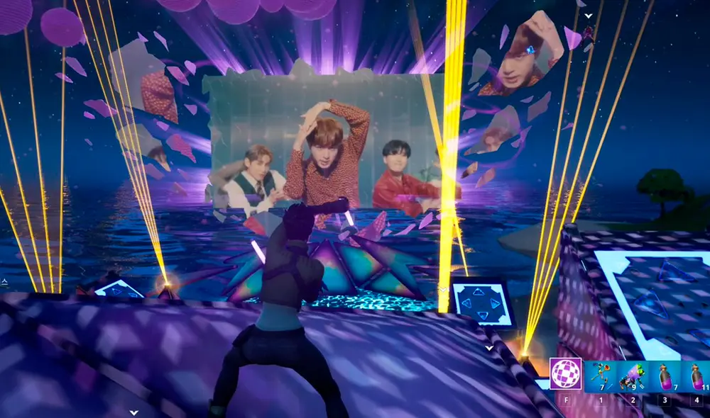 Hoy, sábado 26 de setiembre, será la retransmisión del evento de BTS en Fortnite. Foto: Twitter. Hoy, sábado 26 de setiembre, será la retransmisión del evento de BTS en Fortnite. Foto: Twitter.