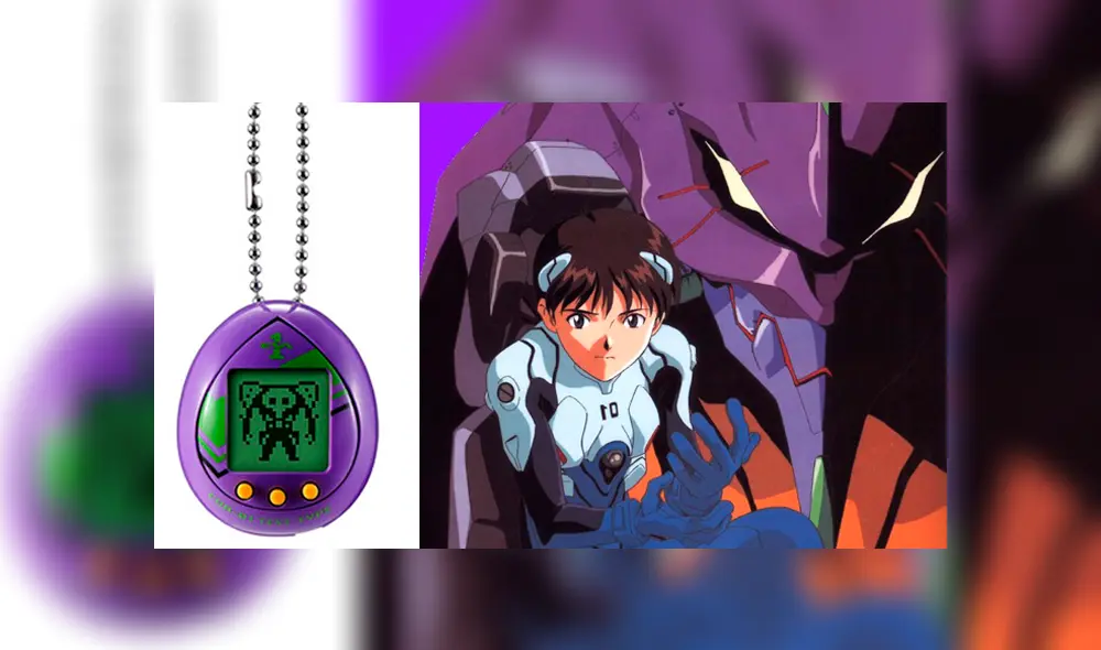 Tamagotchi inspirado en el Eva 01 de Shinji.