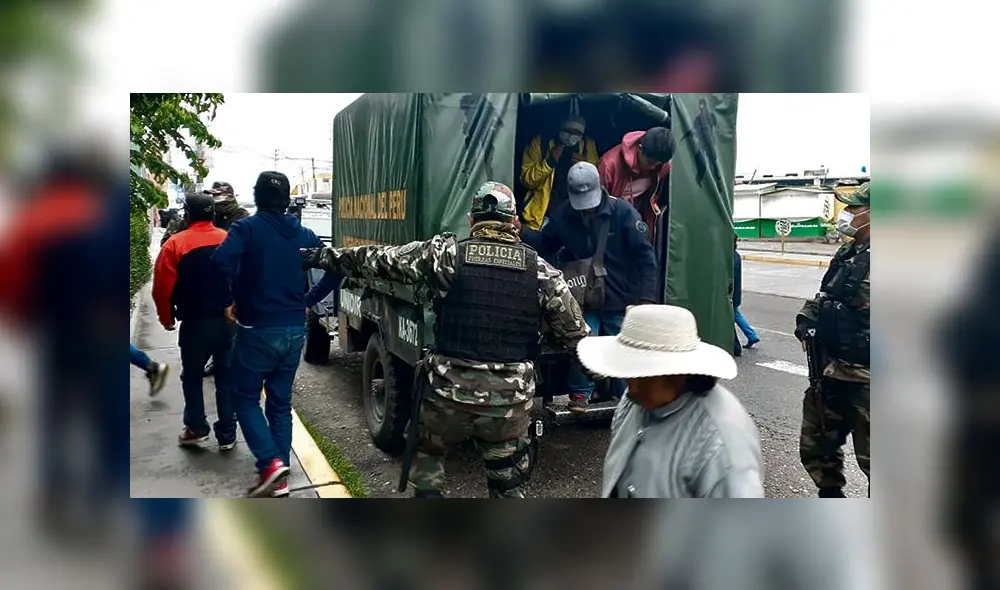 Detenidos. En Arequipa se detuvo a 96 en las últimas horas. General Víctor Zanabria sostuvo que serán más rigurosos. Detenidos. En Arequipa se detuvo a 96 en las últimas horas. General Víctor Zanabria sostuvo que serán más rigurosos.