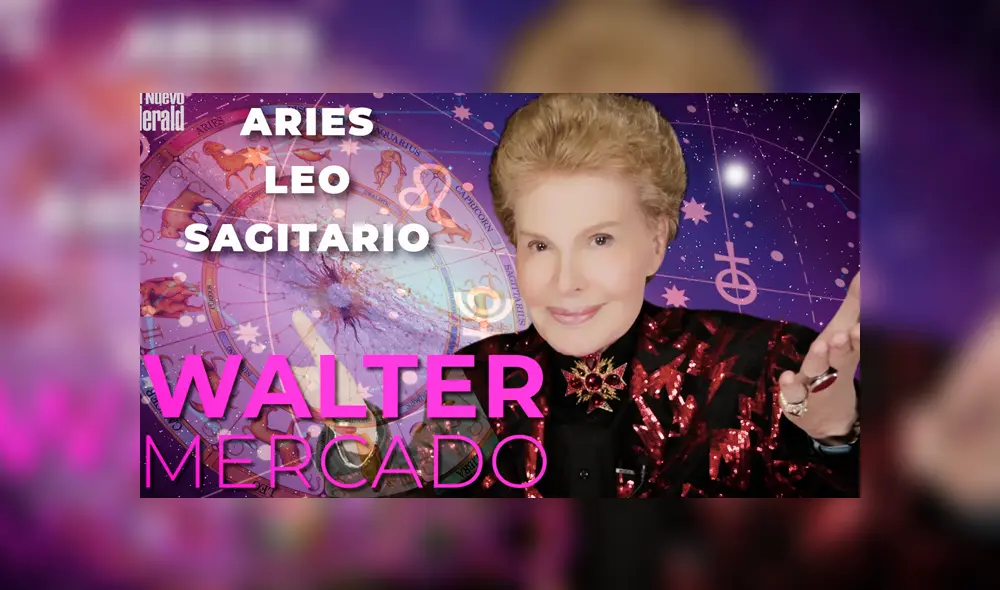 Walter Mercado: el último horóscopo del astrólogo antes de su muerte [VIDEOS]