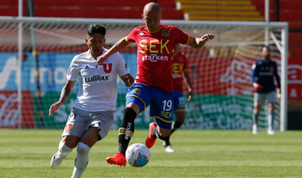 U. de Chile se adelantó con gol de Larrivey. Foto: ADN Chile. U. de Chile se adelantó con gol de Larrivey. Foto: ADN Chile.
