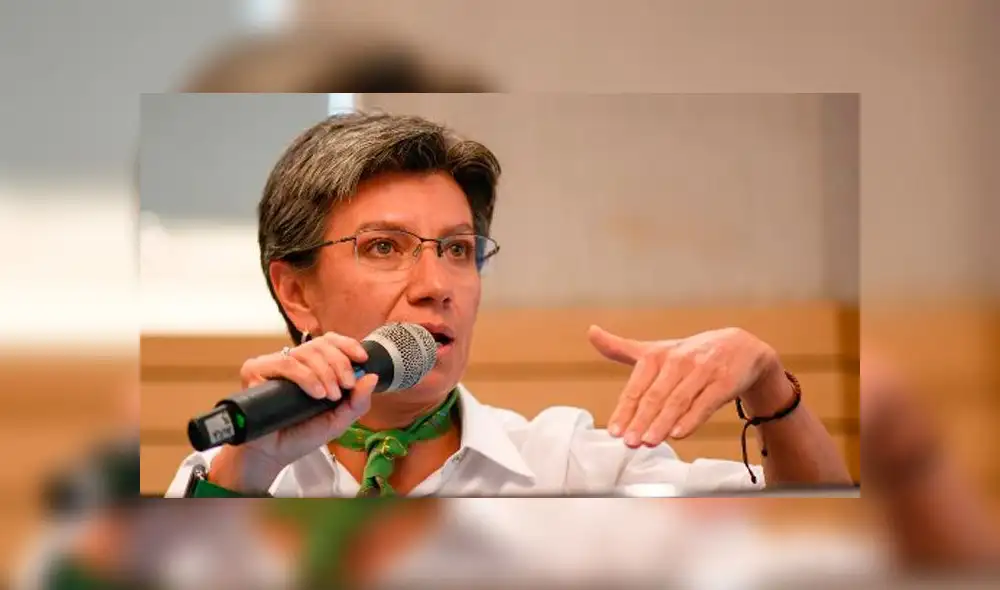 Claudia López, alcaldesa de Bogotá. Foto: AFP.