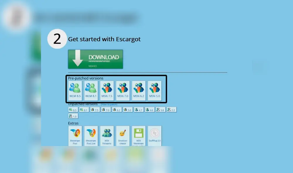 Aquí te recomendamos descargar la versión 8.5 o alguna de la lista 'pre-patched'.