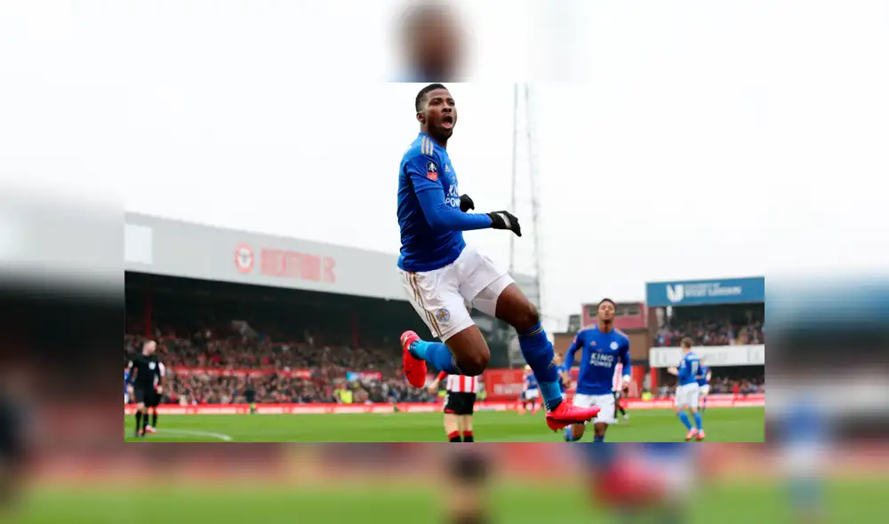 Kelechi Iheanacho fue el autor del gol de los "foxes".