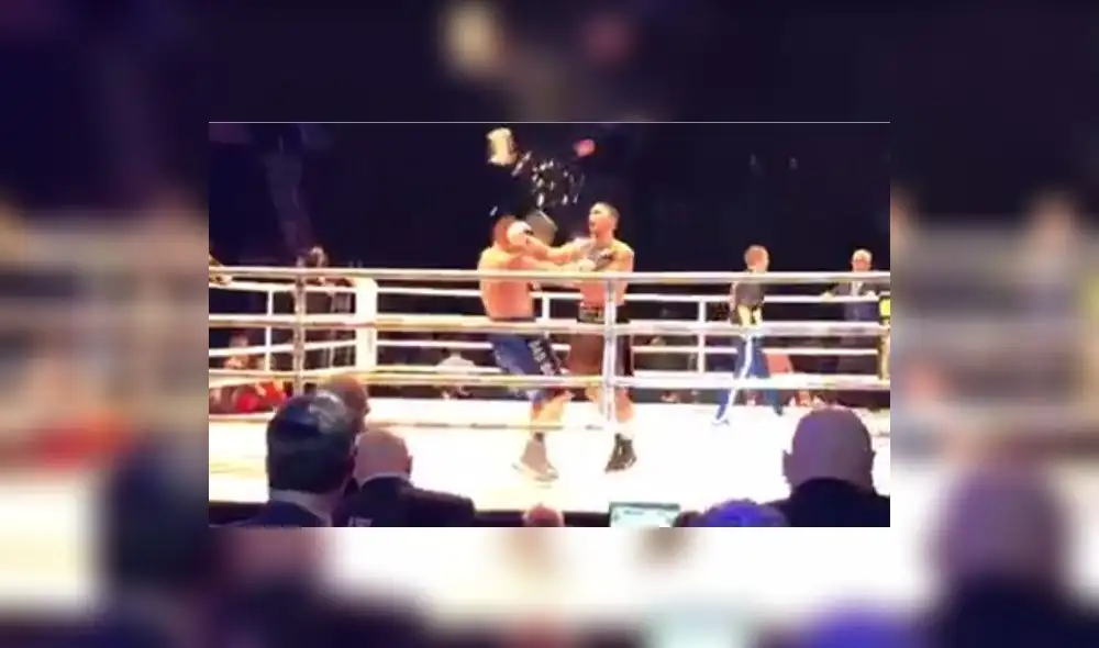 YouTube: boxeador fue noqueado con un cubetazo en el rostro | VIDEO