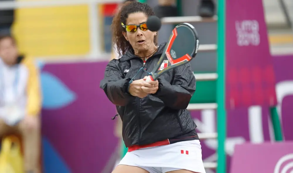 Perú sumó su novena medalla de oro en los Juegos Panamericanos Lima 2019 gracias a la victoria de Claudia Suárez en paleta frontón. (FOTO: Rodolfo Huamán).