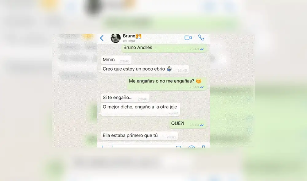 WhatsApp: Joven totalmente ebrio termina revelando oscuro secreto a su novia [FOTOS]