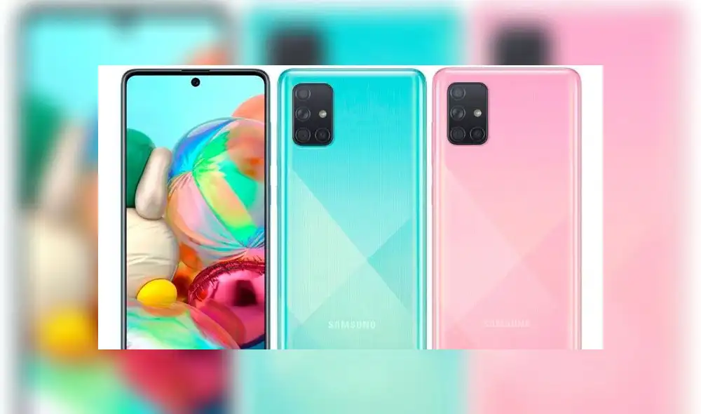 Samsung Galaxy A71 es el sucesor del Galaxy A70.