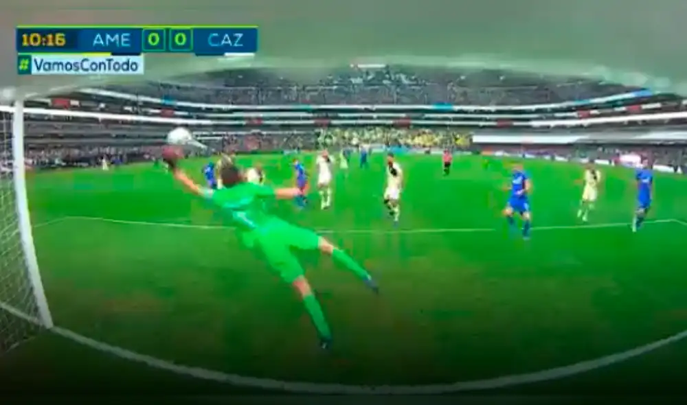 América vs Cruz Azul EN VIVO: Marchesín salvó a la 'Águilas' con soberbia tapada [VIDEO]