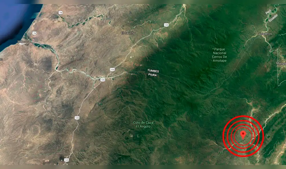 Sismo de 4.0 grados se sintió esta madrugada en Piura