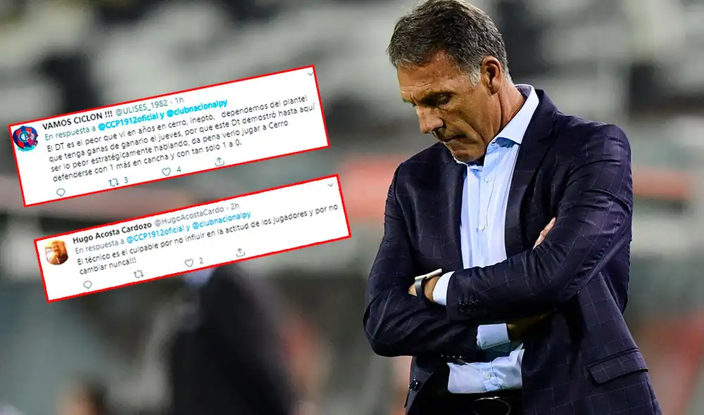 Miguel Ángel Russo no la pasa bien en Cerro Porteño. (Créditos: AFP)