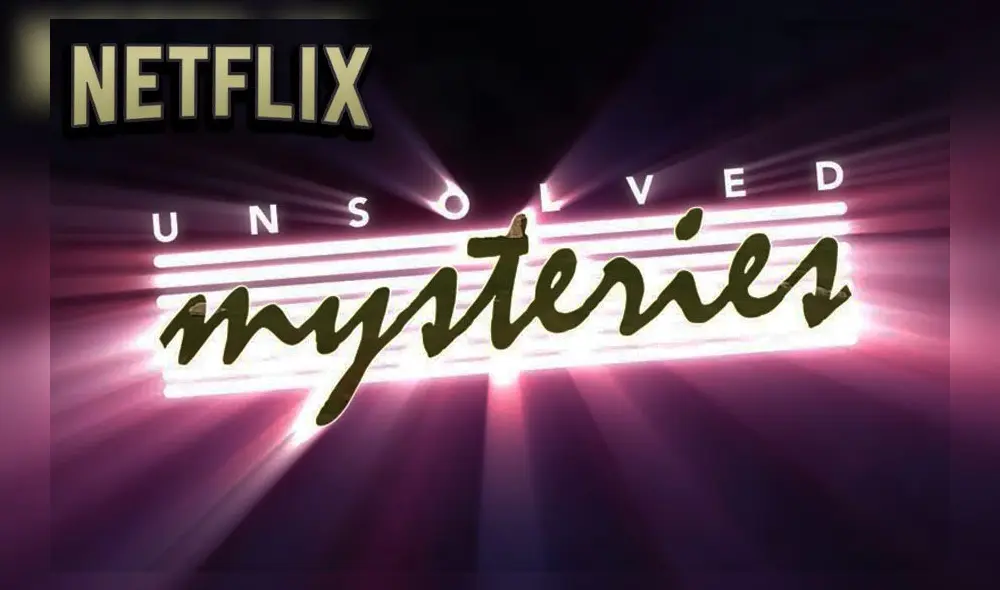 Misterios sin resolver volverá a través de la señal de Netflix. Créditos: Unsolved Mysteries/composición