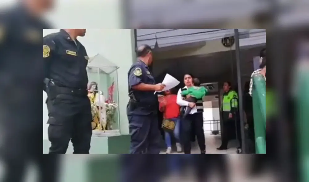 La madre del menor se mostró agradecida y feliz por el trabajo realizado por los agentes del orden.