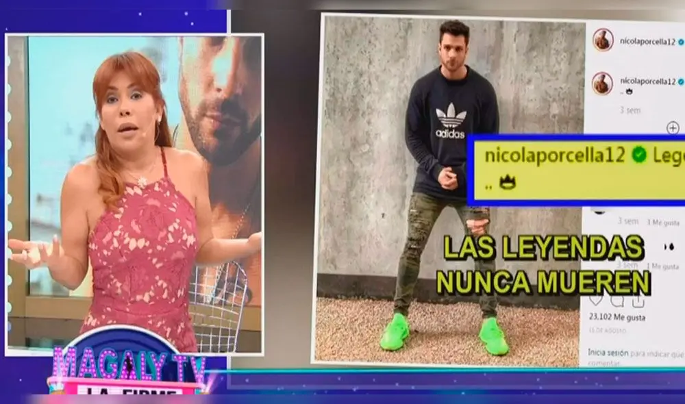 Magaly Medina y Nicola Porcella Magaly Medina y Nicola Porcella