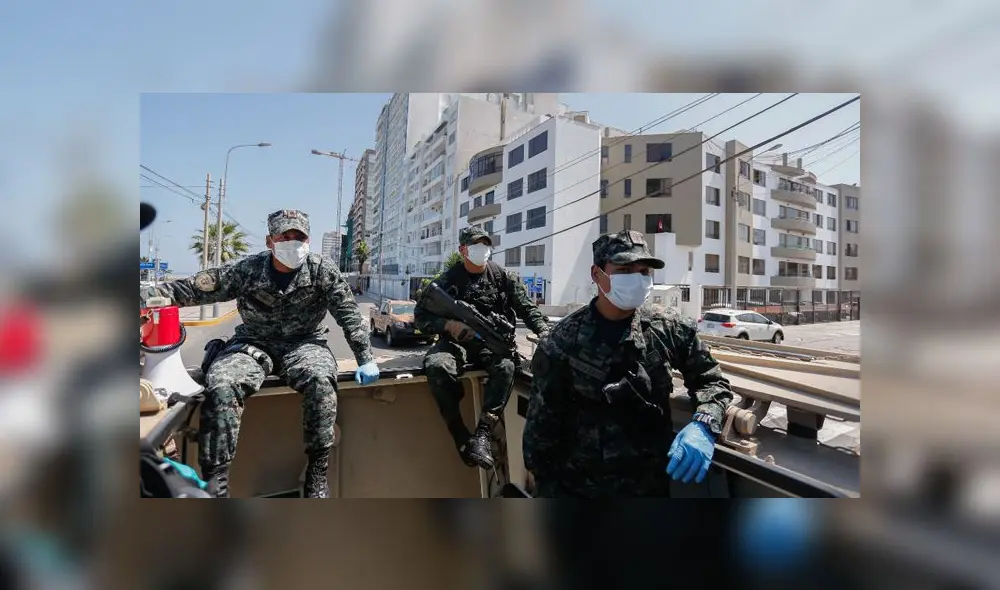 Toque de queda. Créditos: Antonio Melgarejo / La República