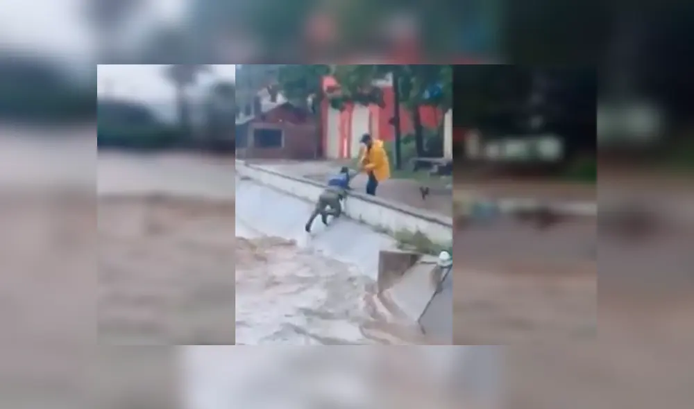 En YouTube, un chico se lanzó a un peligroso río para salvar a un perro callejero que suplicaba por ayuda. En YouTube, un chico se lanzó a un peligroso río para salvar a un perro callejero que suplicaba por ayuda.