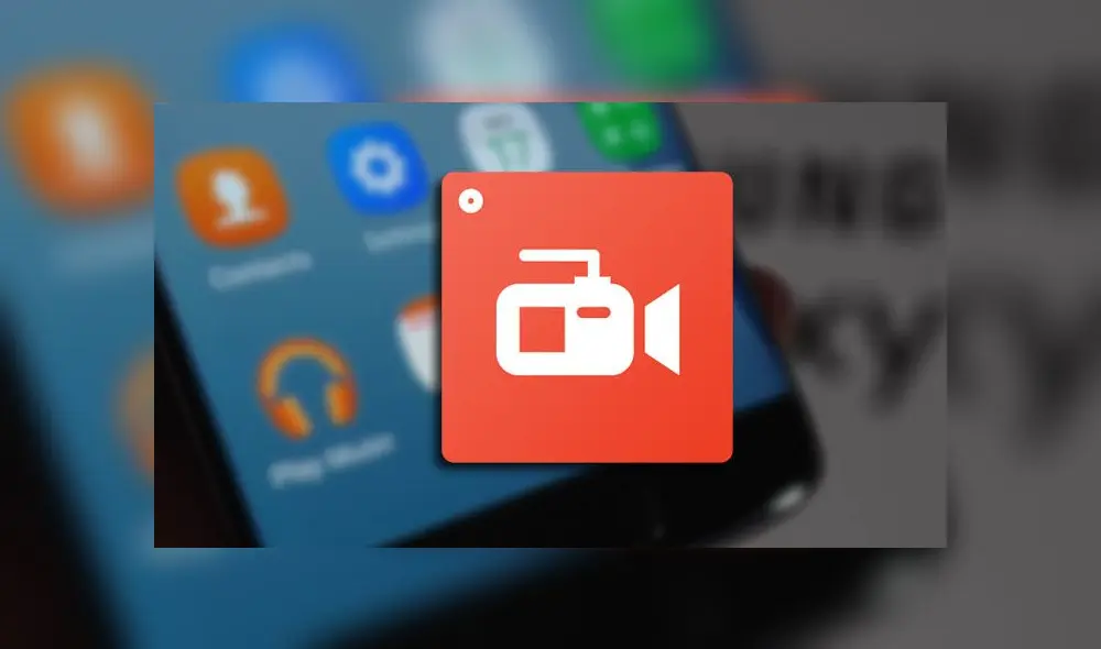 Grabar pantalla del smartphone.