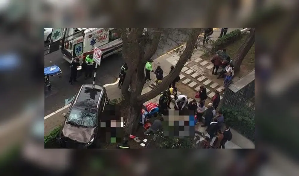 Accidente en Javier Prado