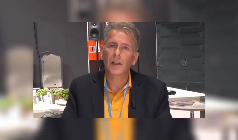 Magnus Soderlund durante la entrevista. Foto: TV4