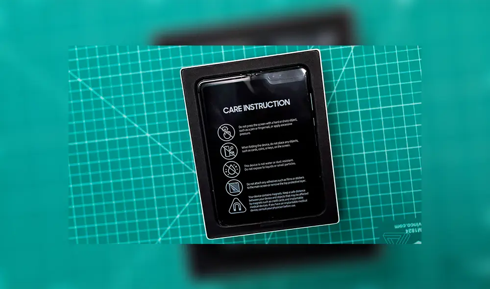 Samsung Galaxy Fold Advertencias de uso