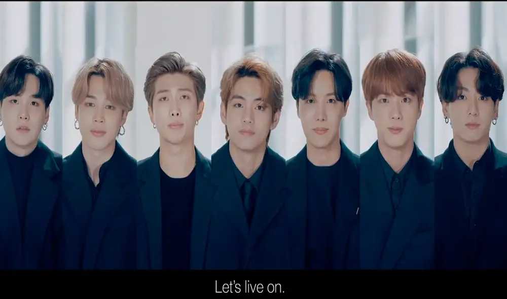 Discurso de BTS en la conferencia sobre la Prolongación de la crisis del COVID-19 de la ONU. Créditos: Captura Facebook