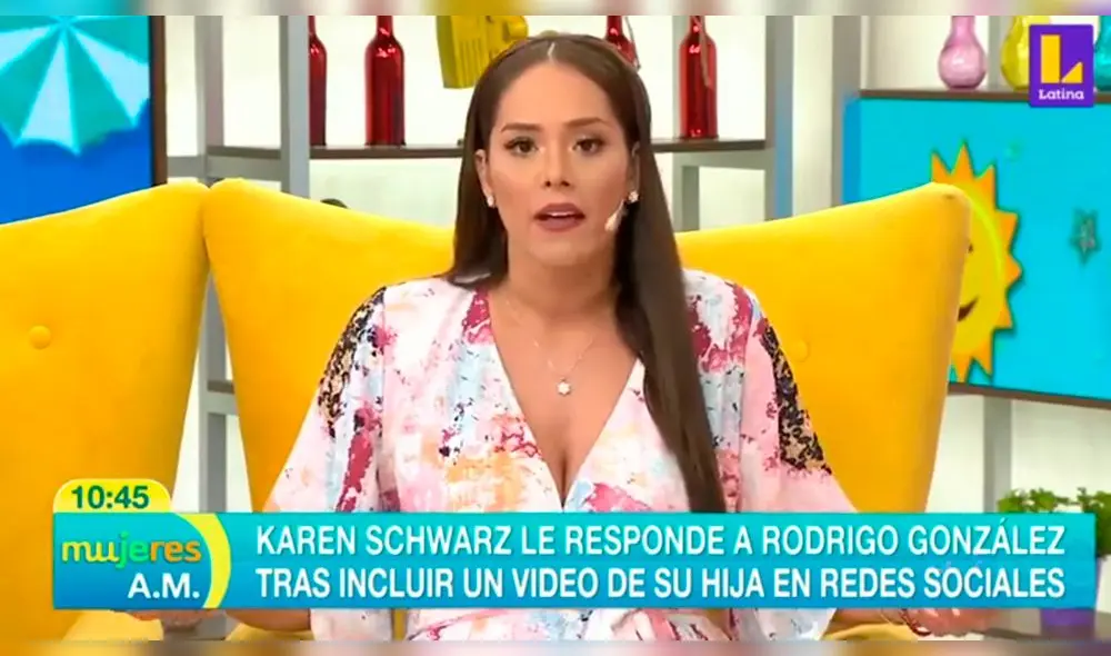 Karen Schwarz envió fuerte mensaje a Rodrigo González en "Mujeres al mando". Foto: Captura